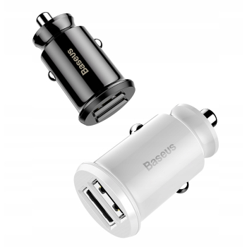 BASEUS SZYBKA MINI ŁADOWARKA SAMOCHODOWA 2 x USB